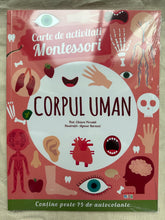 Load image into Gallery viewer, CORPUL UMAN CARTE DE ACTIVITATI MONTESSORI
