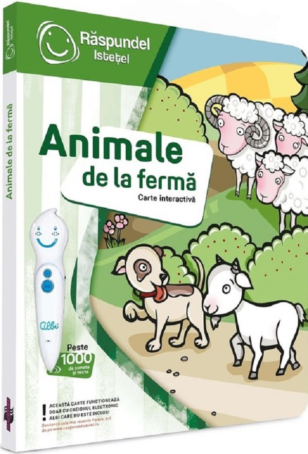 ANIMALE DE LA FERMA CARTE INTERACTIVA RASPUNDEL ISTETEL