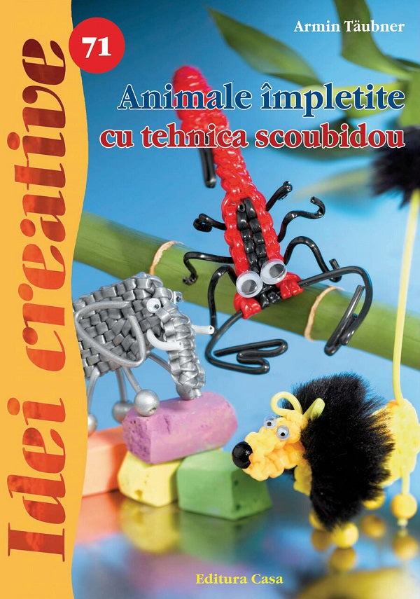 ANIMALE IMPLETITE CU TEHNICA SCOUBIDOU IDEI CREATIVE 71