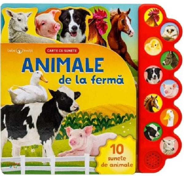 ANIMALE DE LA FERMA CARTE CU SUNETE