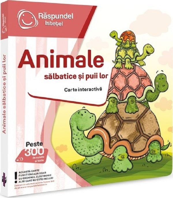 ANIMALE SALBATICE SI PUII LOR CARTE INTERACTIVA RASPUNDEL ISTETEL