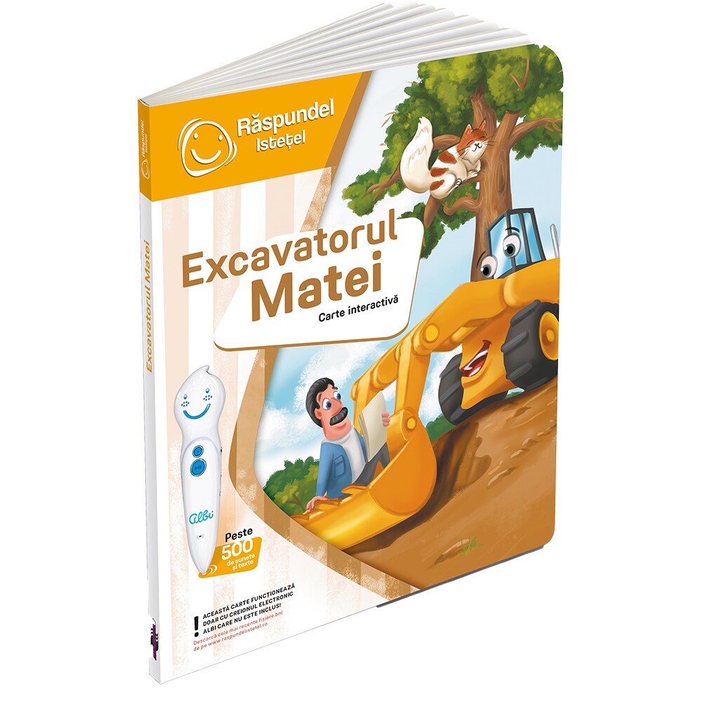 EXCAVATORUL MATEI CARTE INTERACTIVA RASPUNDEL ISTETEL