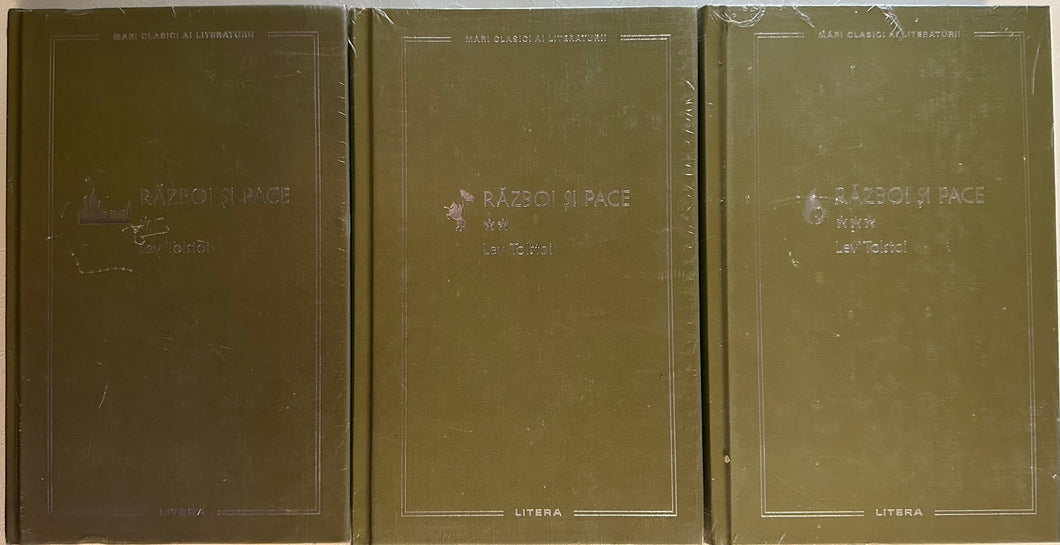 RAZBOI SI PACE SET 3 VOLUME LEV TOLSTOI