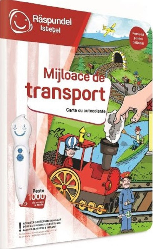 MIJLOACE DE TRANSPORT CARTE CU AUTOCOLANTE RASPUNDEL ISTETEL