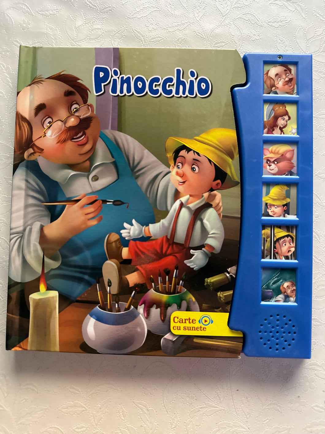 PINOCCHIO EDITURA FLAMINGO Carte de citit si ascultat povestea