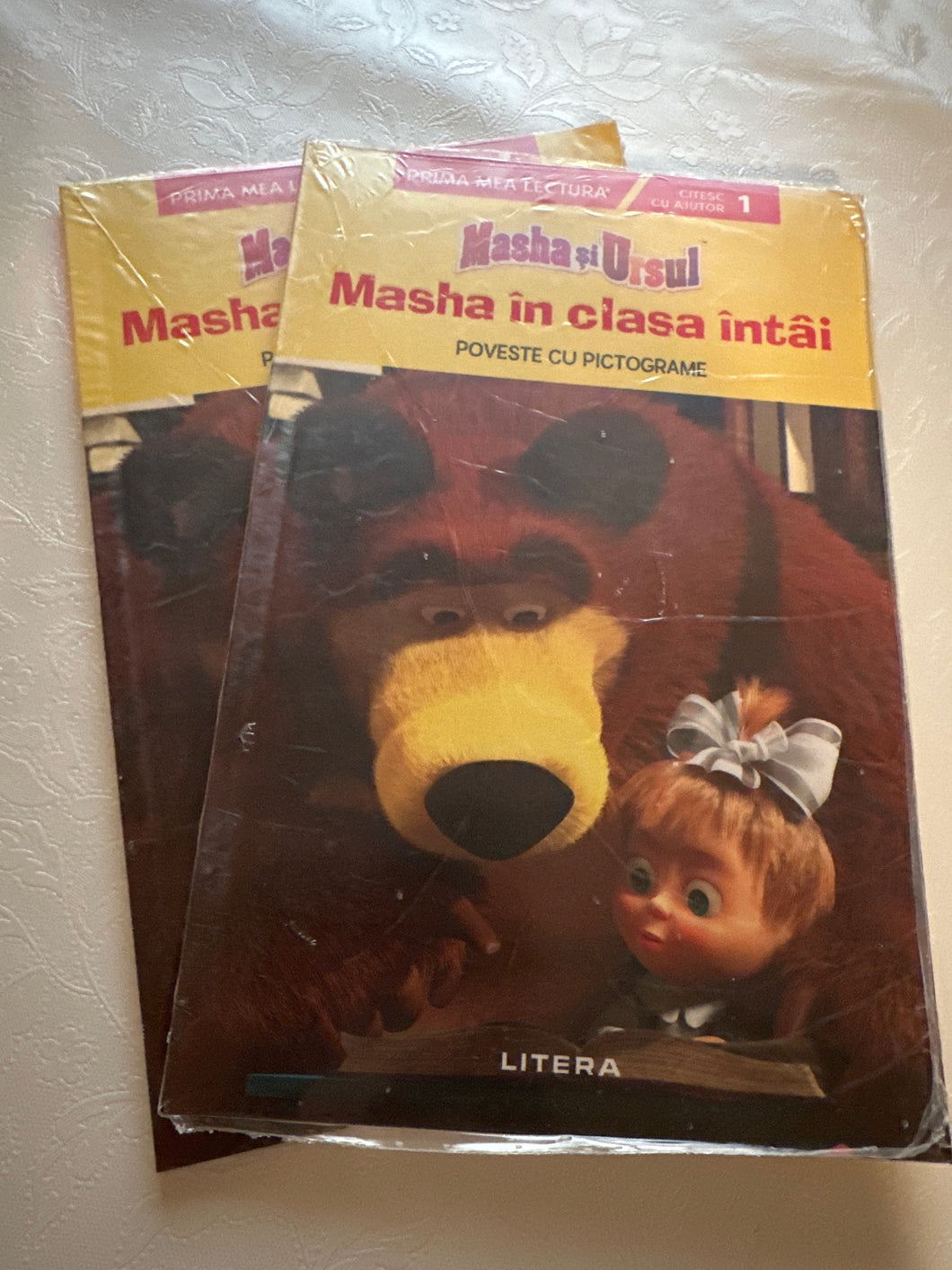 PRIMA MEA LECTURA MASHA IN CLASA INTAI POVESTE CU PICTOGRAME