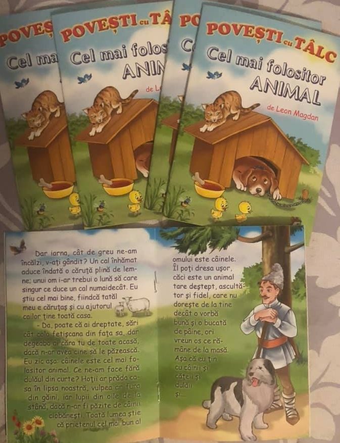 CEL MAI FOLOSITOR ANIMAL POVESTI CU TALC