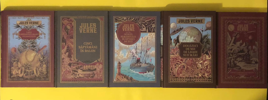 SET DE COLECTIE 5 CARTI JULES VERNE