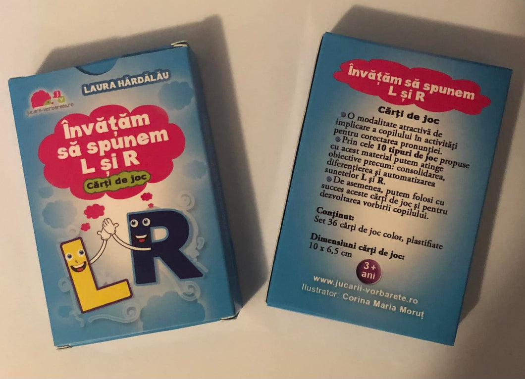 INVATAM SA SPUNEM L SI R carti de joc LAURA HARDALAU
