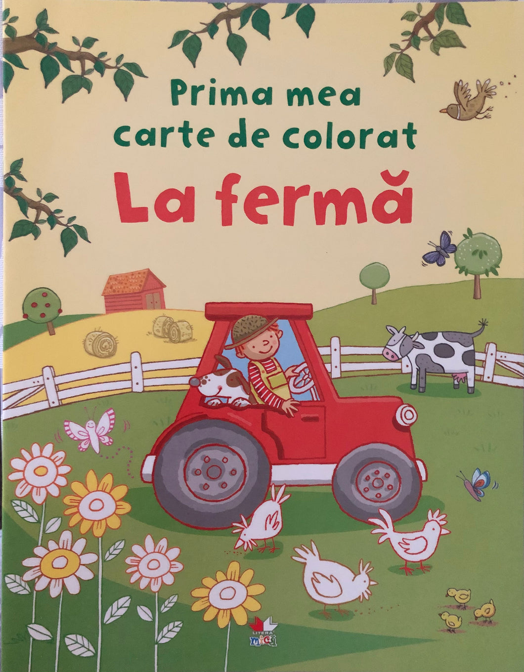 Prima mea carte de colorat la ferma