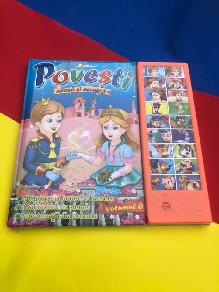 POVESTI VOLUMUL 6 APASA SI ASCULTA EDITURA DORINTA CARTE CU SUNETE