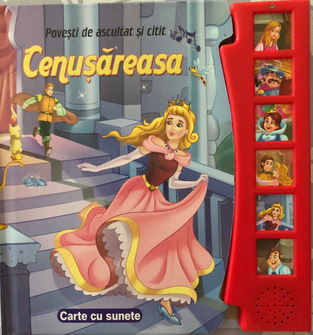 Carte de citit si ascultat povestea Cenusareasa