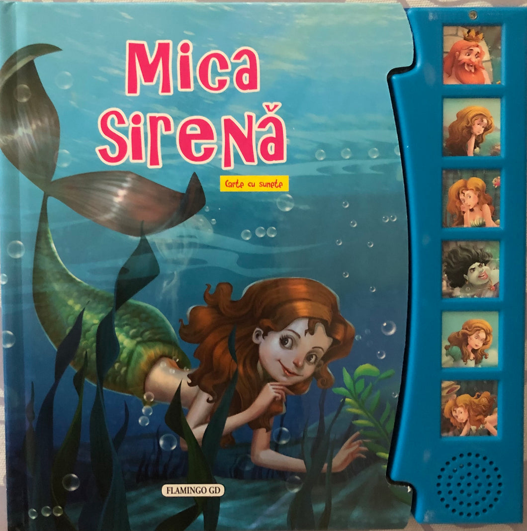 Carte de citit si ascultat povestea Mica Sirena