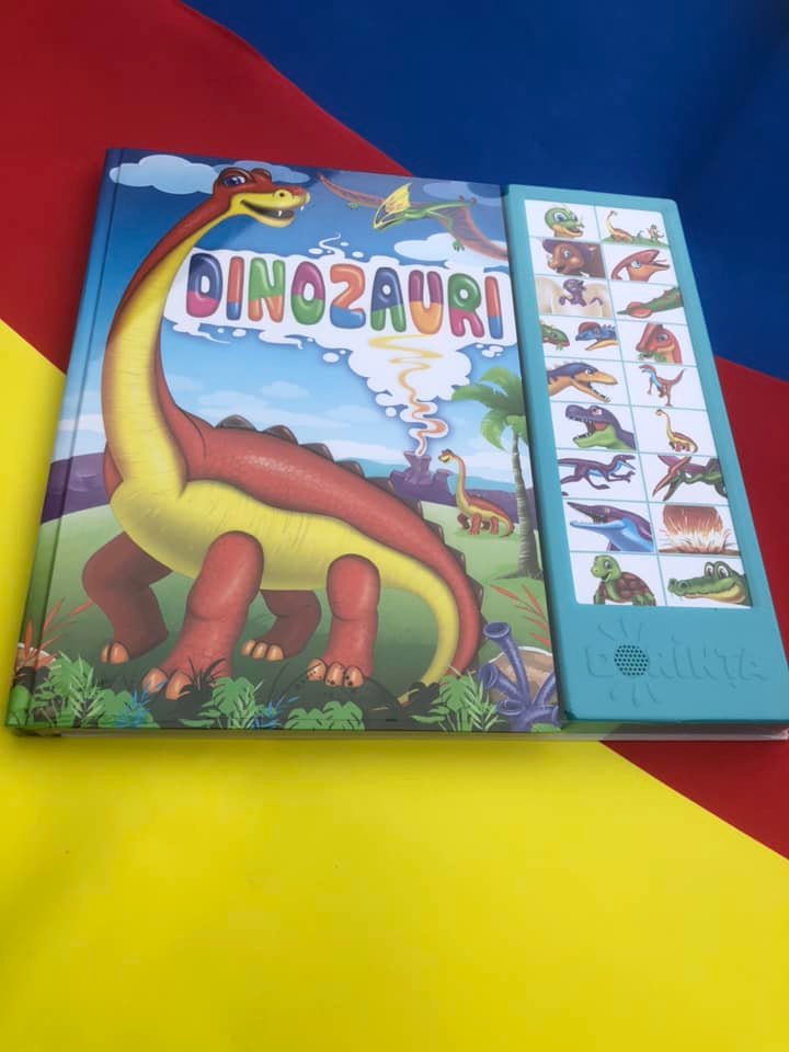 DINOZAURI CARTE CU SUNETE EDITURA DORINTA