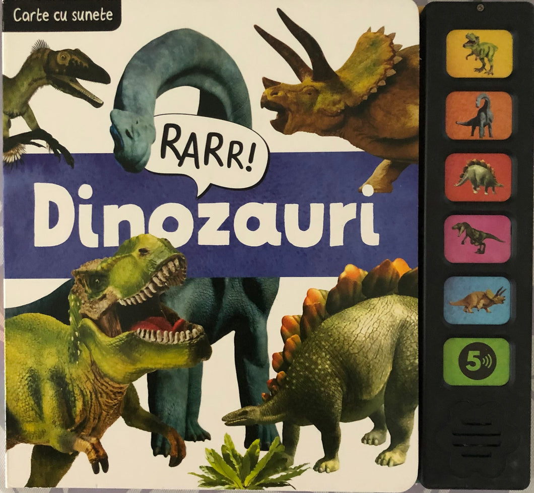 Carte cu sunete Dinozauri