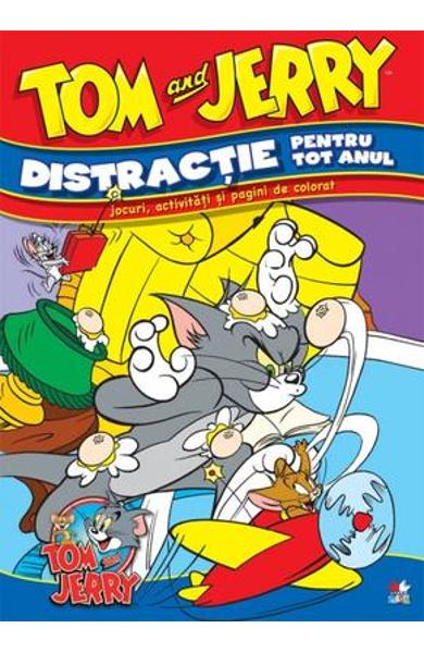 TOM SI JERRY DISTRACTIE PENTRU TOT ANUL JOCURI ACTIVITATI SI PAGINI DE COLORAT