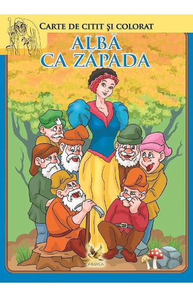 ALBA CA ZAPADA . CARTE DE CITIT SI COLORAT