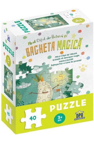 MICUL CATEL DE USTUROI SI BAGHETA MAGICA PUZZLE 3 ANI +