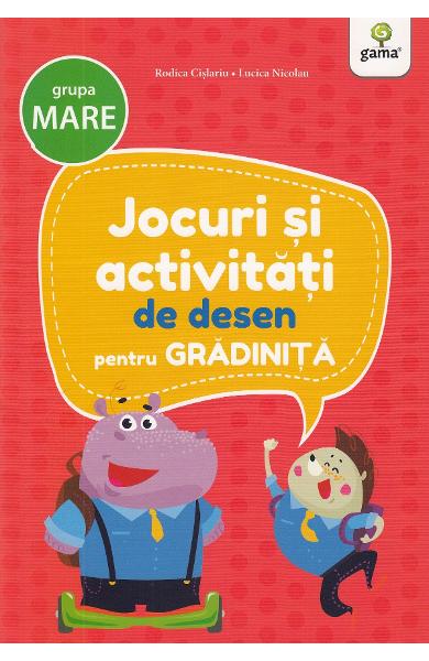 Jocuri si activitati de desen pentru grupa mare