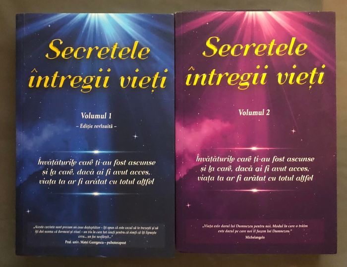 SECRETELE INTREGII VIETI SET 2 CARTI Volumul 1 SI Volumul 2